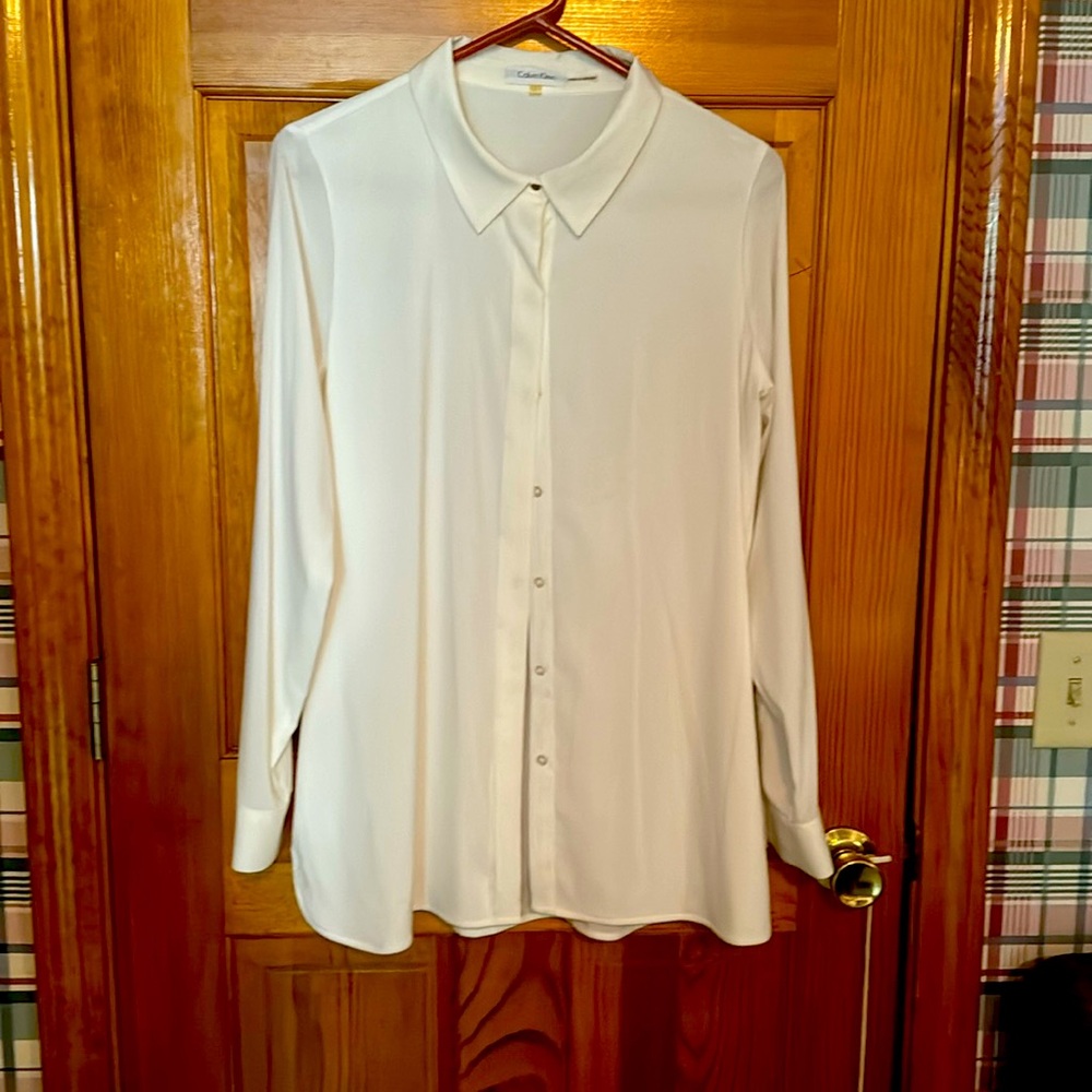 Women’s Calvin Klein Cream Blouse